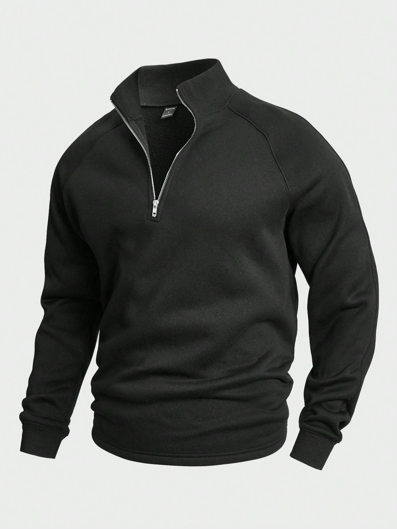Étoile Argentée™ - Pull classique à demi-zip
