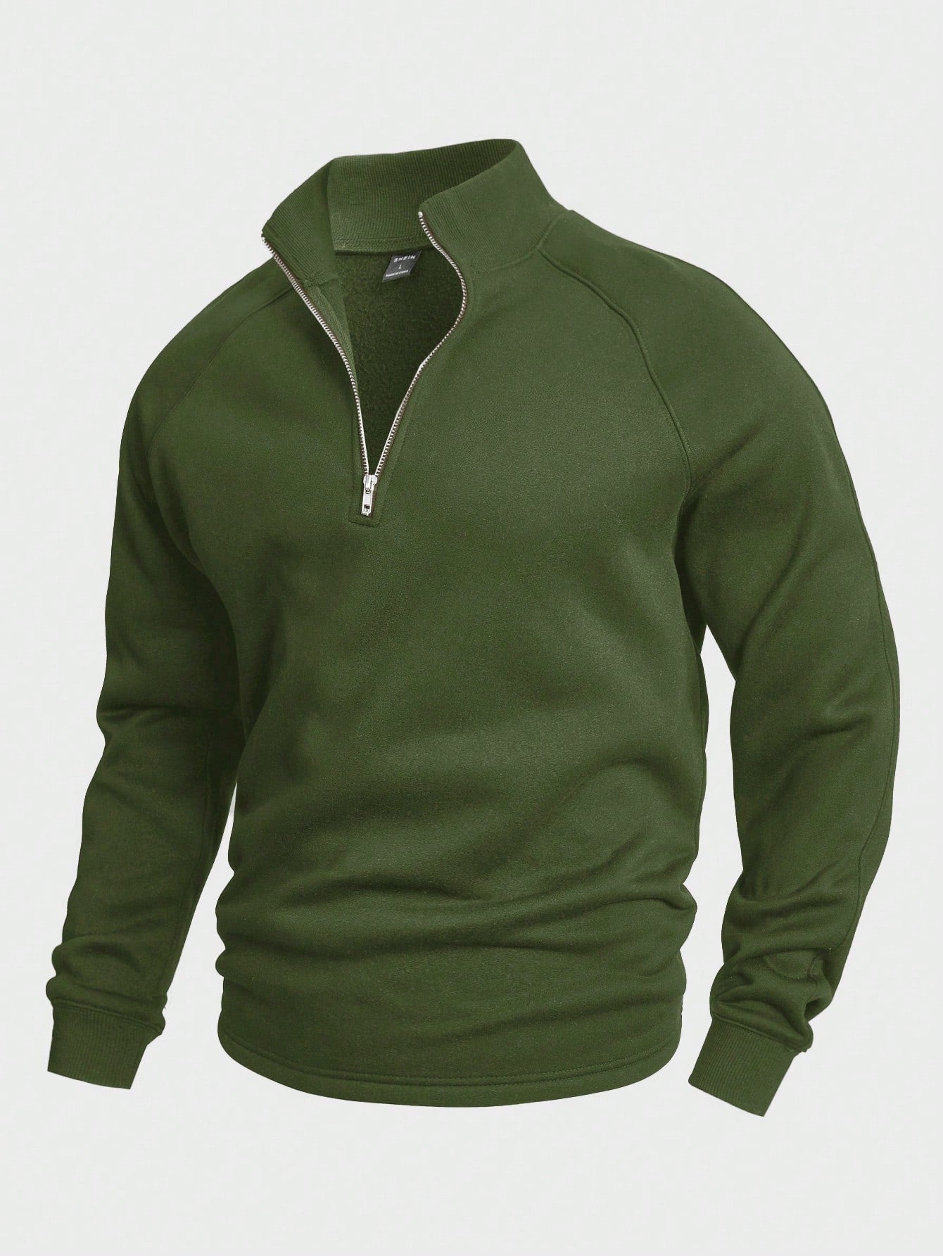 Étoile Argentée™ - Pull classique à demi-zip