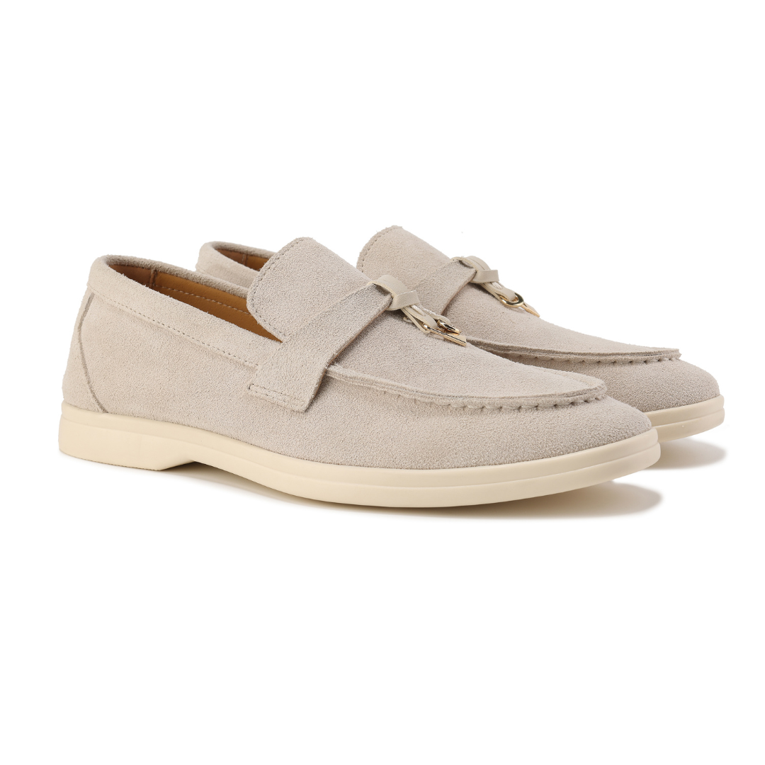 Étoile Argentée™ | Mocassins en daim Old Money