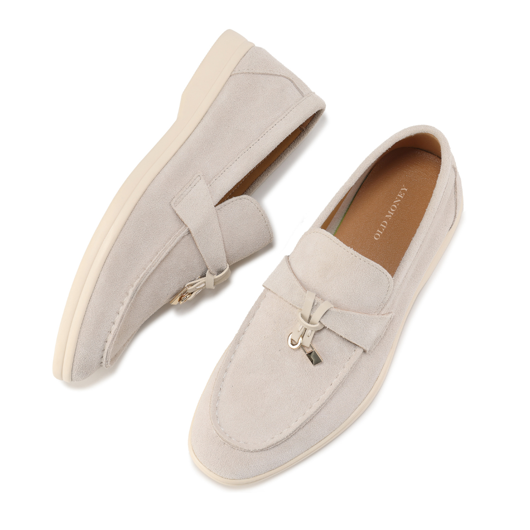 Étoile Argentée™ | Mocassins en daim Old Money
