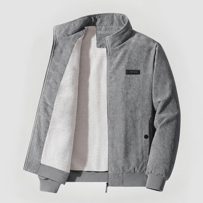 Étoile Argentée™ Veste en velours côtelé avec doublure en polaire