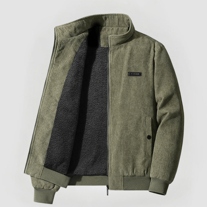 Étoile Argentée™ Veste en velours côtelé avec doublure en polaire