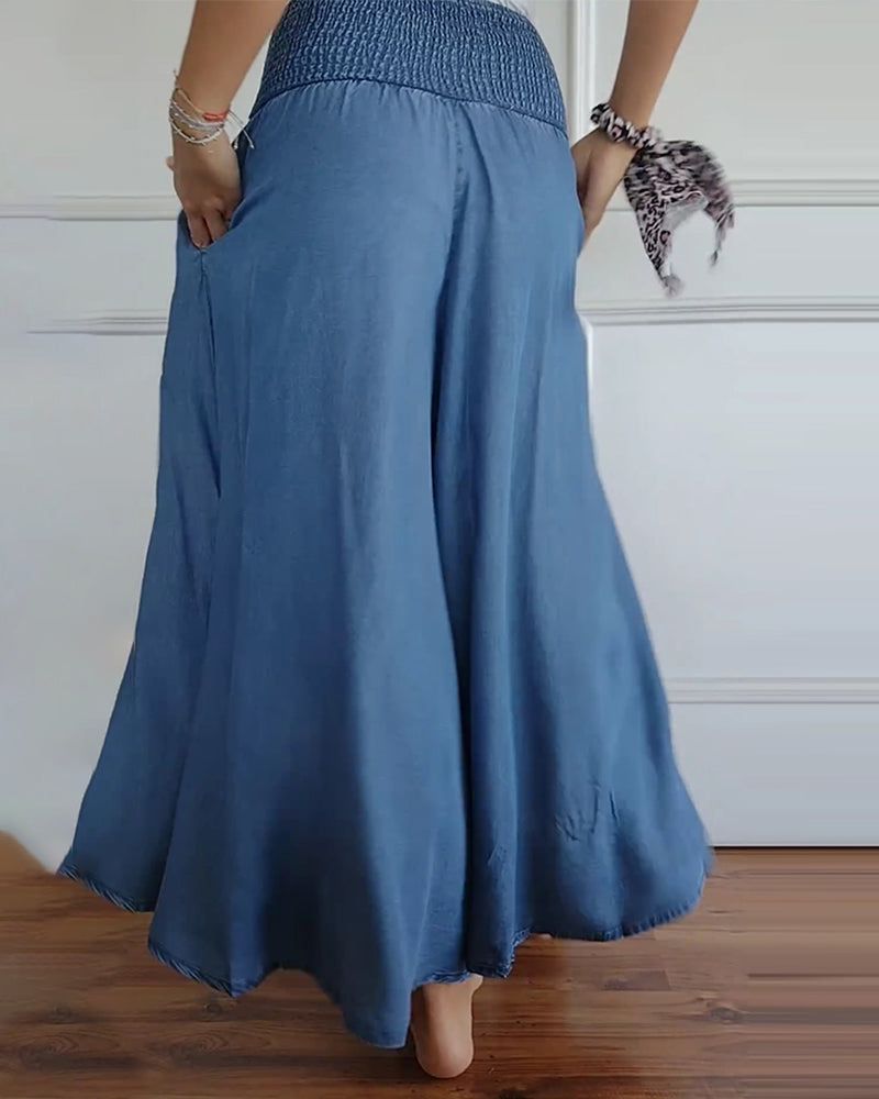 Allegra | Jupe d'Été Légère avec Taille Élastiquée