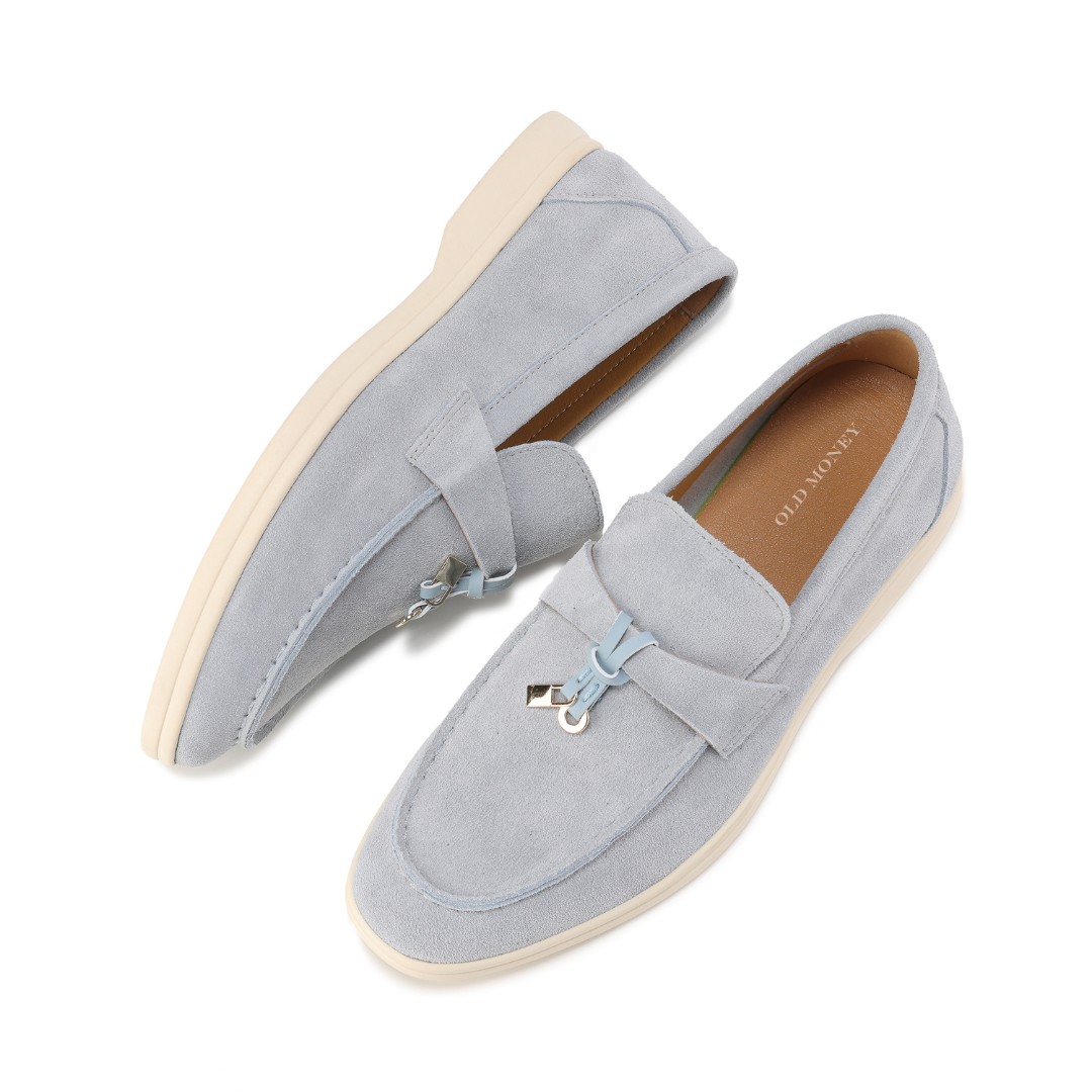 Étoile Argentée™ | Mocassins en daim Old Money