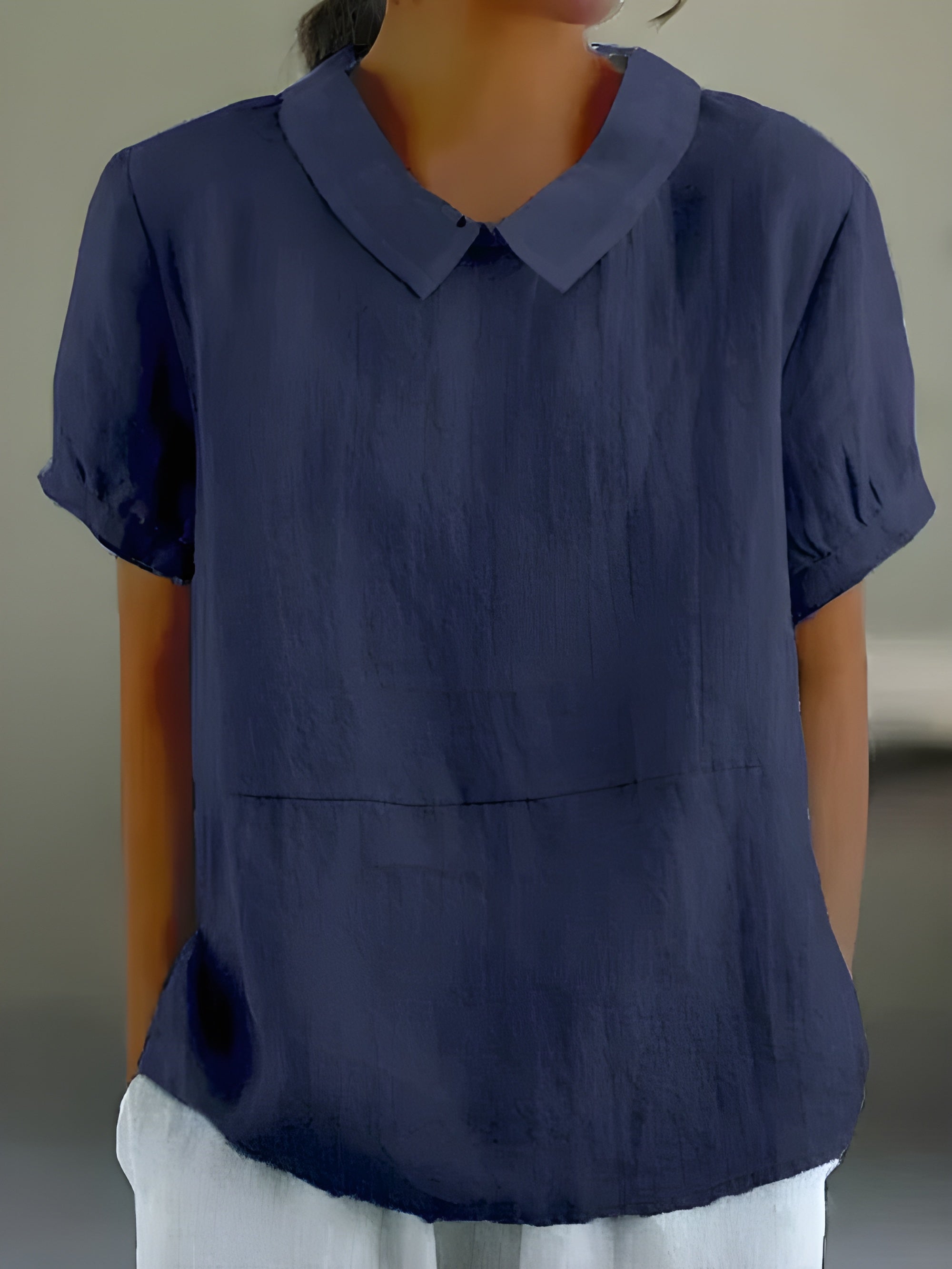 Camille | Blouse fluide à col chic