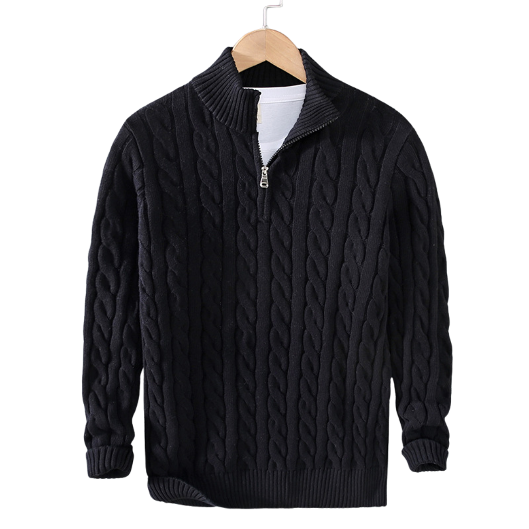 Étoile Argentée™ | Pull demi-fermé