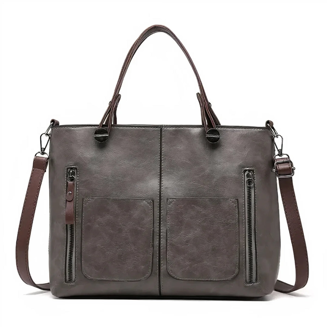Étoile Argentée™ | Sac Bandoulière Cuir Vintage