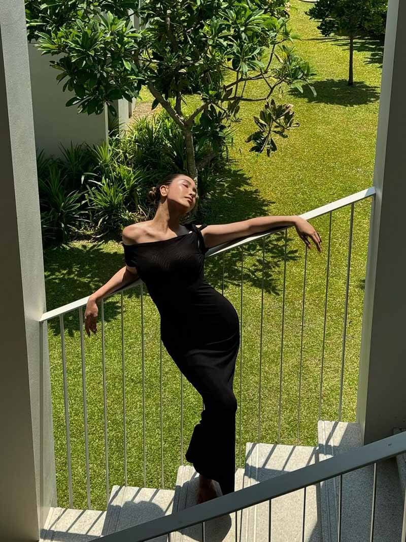 Étoile Argentée™ | Robe Maxi Torsadée