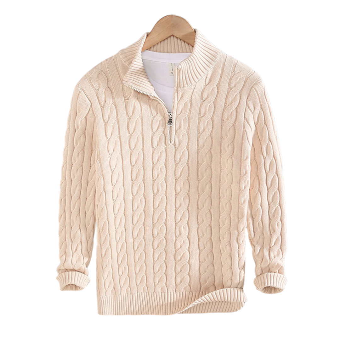 Étoile Argentée™L | Pull demi-fermé