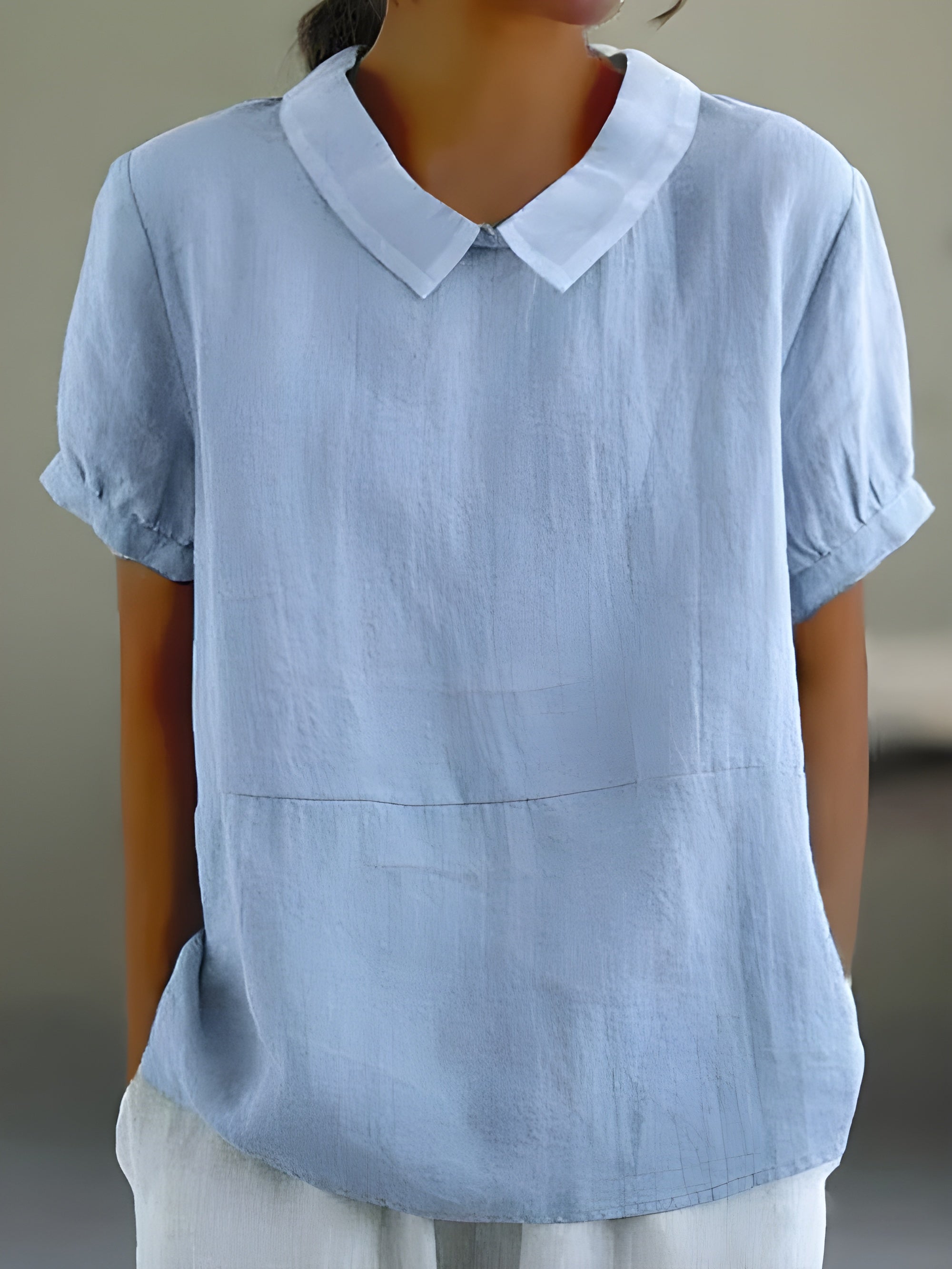 Camille | Blouse fluide à col chic